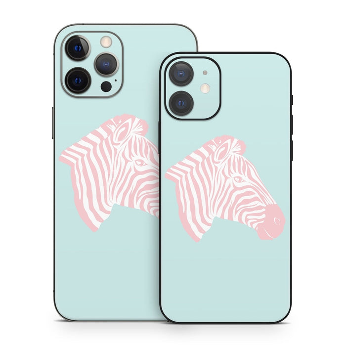 Sweet Zebra - Apple iPhone 12 Skin - eZthings USA WE SORT ALL THE CRAZIEST GADGETS, GIZMOS, TOYS & TECHNOLOGY, SO YOU DON'T HAVE TO.