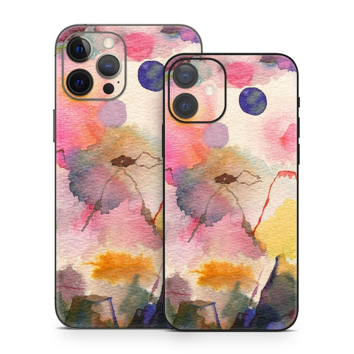 Watercolor Mountains - Apple iPhone 12 Skin