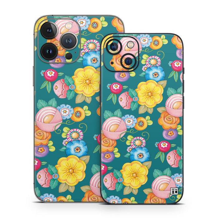 Act Right Flowers - Apple iPhone 13 Skin - eZthings USA WE SORT ALL THE CRAZIEST GADGETS, GIZMOS, TOYS & TECHNOLOGY, SO YOU DON'T HAVE TO.