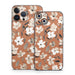 Fresh Flowers Copper - Apple iPhone 13 Skin - eZthings USA WE SORT ALL THE CRAZIEST GADGETS, GIZMOS, TOYS & TECHNOLOGY, SO YOU DON'T HAVE TO.