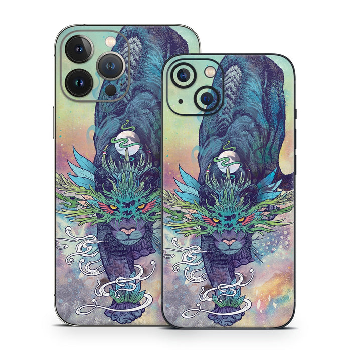 Spectral Cat - Apple iPhone 13 Skin - eZthings USA WE SORT ALL THE CRAZIEST GADGETS, GIZMOS, TOYS & TECHNOLOGY, SO YOU DON'T HAVE TO.