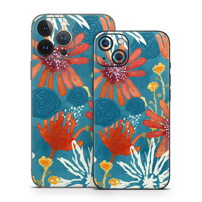 Sunbaked Blooms - Apple iPhone 13 Skin - eZthings USA WE SORT ALL THE CRAZIEST GADGETS, GIZMOS, TOYS & TECHNOLOGY, SO YOU DON'T HAVE TO.