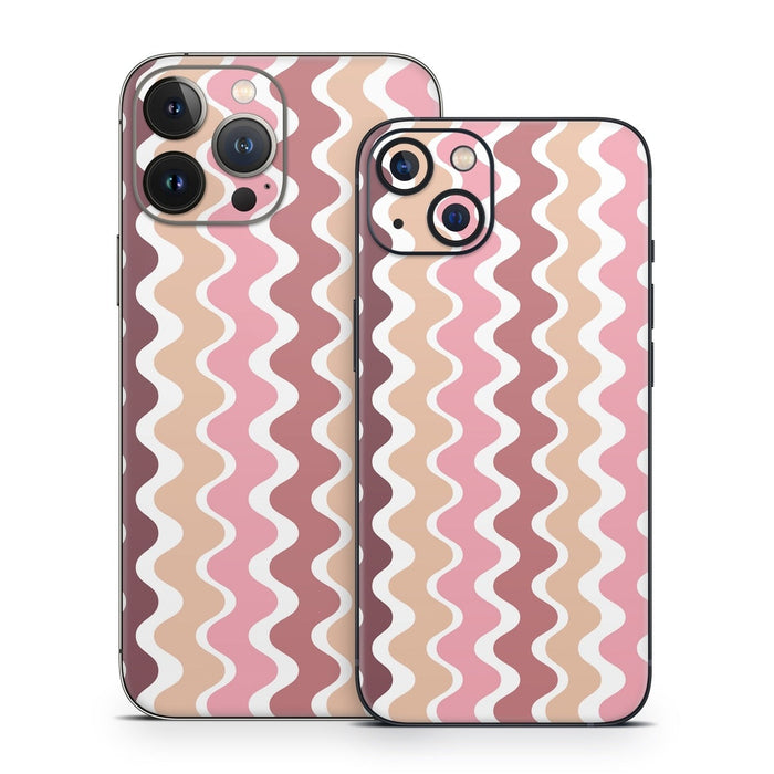 Pink Waves - Apple iPhone 13 Skin - eZthings USA WE SORT ALL THE CRAZIEST GADGETS, GIZMOS, TOYS & TECHNOLOGY, SO YOU DON'T HAVE TO.