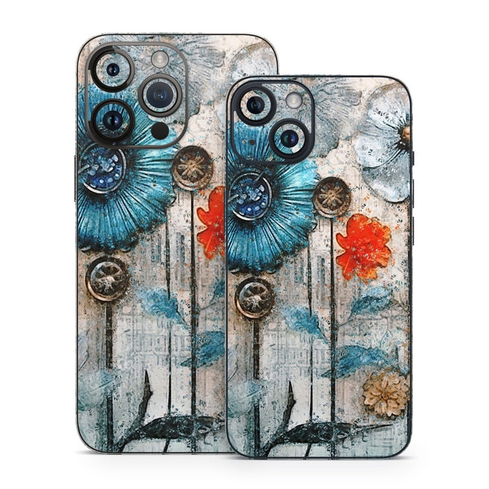 Steampunk Flowers - Apple iPhone 14 Skin - eZthings USA WE SORT ALL THE CRAZIEST GADGETS, GIZMOS, TOYS & TECHNOLOGY, SO YOU DON'T HAVE TO.