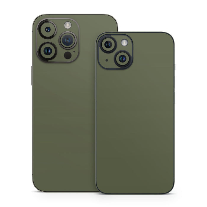 Solid State Olive Drab - Apple iPhone 14 Skin - eZthings USA WE SORT ALL THE CRAZIEST GADGETS, GIZMOS, TOYS & TECHNOLOGY, SO YOU DON'T HAVE TO.