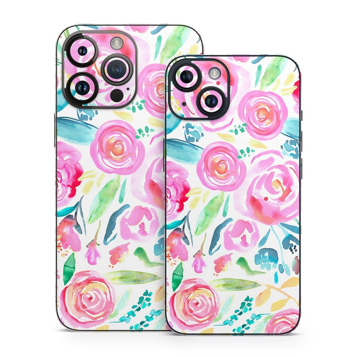 Watercolor Roses - Apple iPhone 14 Skin - eZthings USA WE SORT ALL THE CRAZIEST GADGETS, GIZMOS, TOYS & TECHNOLOGY, SO YOU DON'T HAVE TO.