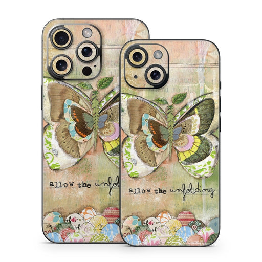 Allow The Unfolding - Apple iPhone 15 Skin - eZthings USA WE SORT ALL THE CRAZIEST GADGETS, GIZMOS, TOYS & TECHNOLOGY, SO YOU DON'T HAVE TO.