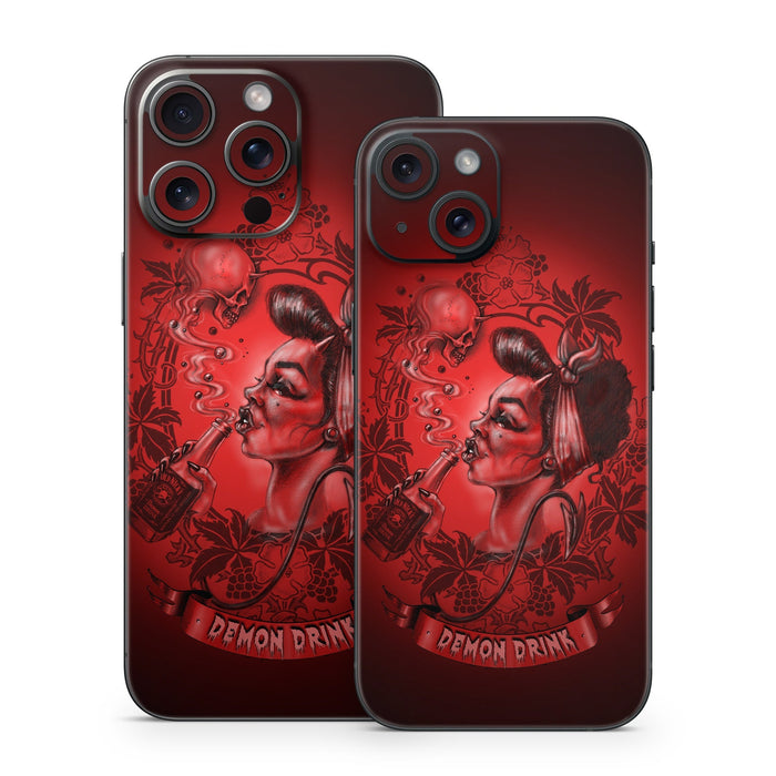 Demon Drink - Apple iPhone 15 Skin
