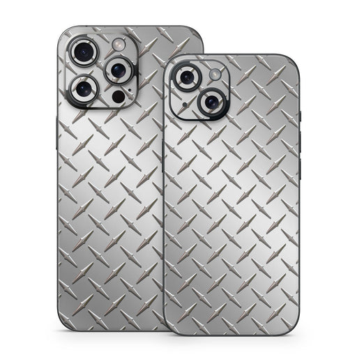 Diamond Plate - Apple iPhone 15 Skin - eZthings USA WE SORT ALL THE CRAZIEST GADGETS, GIZMOS, TOYS & TECHNOLOGY, SO YOU DON'T HAVE TO.