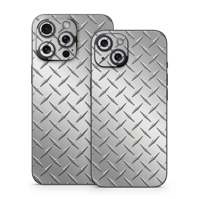 Diamond Plate - Apple iPhone 15 Skin - eZthings USA WE SORT ALL THE CRAZIEST GADGETS, GIZMOS, TOYS & TECHNOLOGY, SO YOU DON'T HAVE TO.