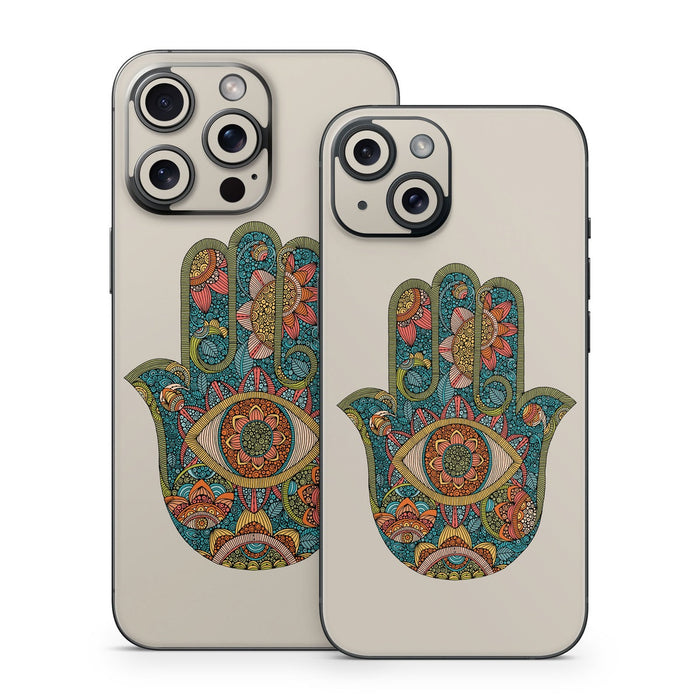 Hamsa - Apple iPhone 15 Skin - eZthings USA WE SORT ALL THE CRAZIEST GADGETS, GIZMOS, TOYS & TECHNOLOGY, SO YOU DON'T HAVE TO.