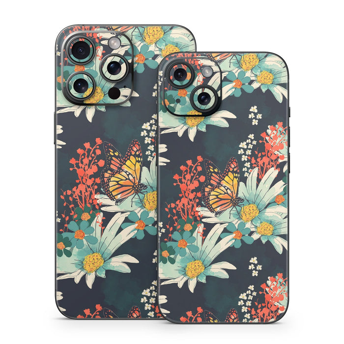 Monarch Grove - Apple iPhone 15 Skin - eZthings USA WE SORT ALL THE CRAZIEST GADGETS, GIZMOS, TOYS & TECHNOLOGY, SO YOU DON'T HAVE TO.