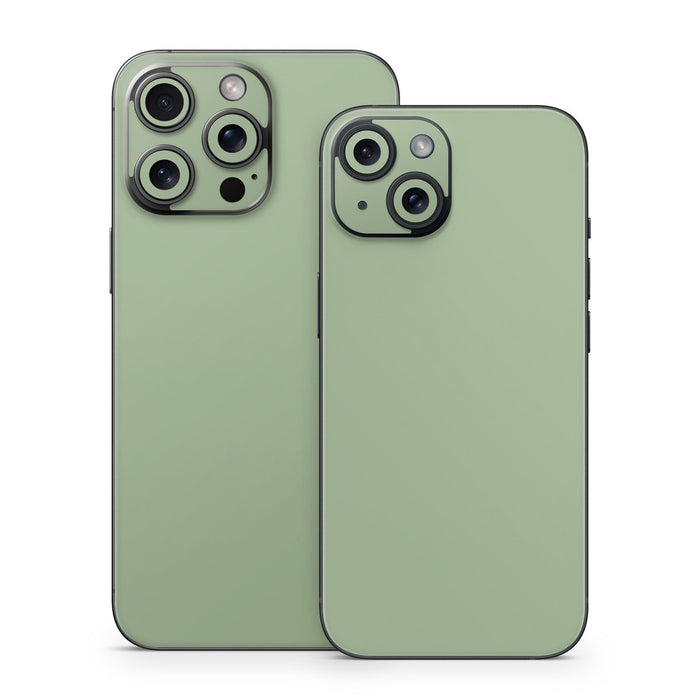 Solid State Sage - Apple iPhone 15 Skin - eZthings USA WE SORT ALL THE CRAZIEST GADGETS, GIZMOS, TOYS & TECHNOLOGY, SO YOU DON'T HAVE TO.