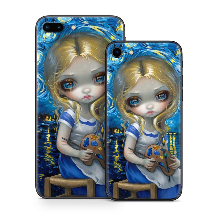Alice in a Van Gogh - Apple iPhone 8 Skin
