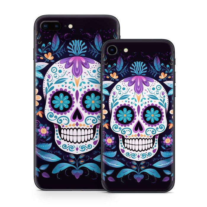 Calavera Azul - Apple iPhone 8 Skin
