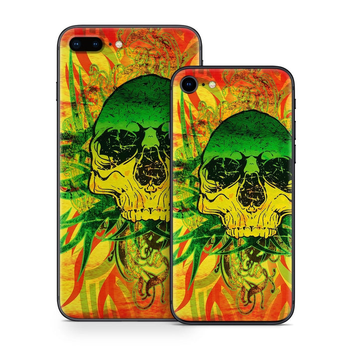 Hot Tribal Skull - Apple iPhone 8 Skin