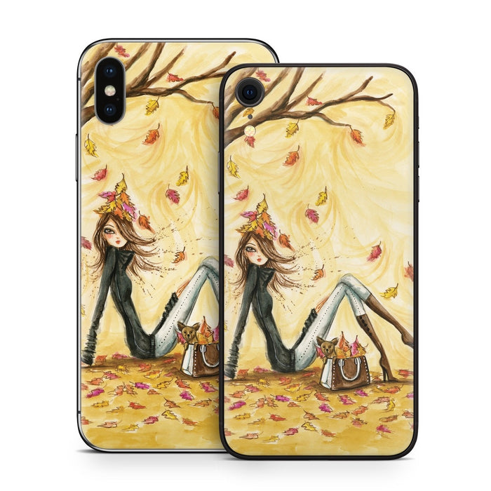 Autumn Leaves - Apple iPhone X Skin - eZthings USA WE SORT ALL THE CRAZIEST GADGETS, GIZMOS, TOYS & TECHNOLOGY, SO YOU DON'T HAVE TO.