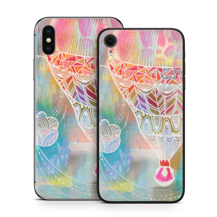 Balloon Ride - Apple iPhone X Skin - eZthings USA WE SORT ALL THE CRAZIEST GADGETS, GIZMOS, TOYS & TECHNOLOGY, SO YOU DON'T HAVE TO.
