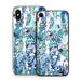 Blue Ink Floral - Apple iPhone X Skin - eZthings USA WE SORT ALL THE CRAZIEST GADGETS, GIZMOS, TOYS & TECHNOLOGY, SO YOU DON'T HAVE TO.