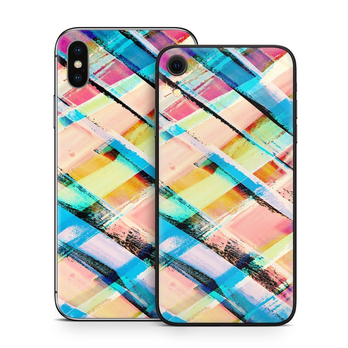 Check Stripe - Apple iPhone X Skin