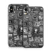 Distraction Tactic B&W - Apple iPhone X Skin - eZthings USA WE SORT ALL THE CRAZIEST GADGETS, GIZMOS, TOYS & TECHNOLOGY, SO YOU DON'T HAVE TO.