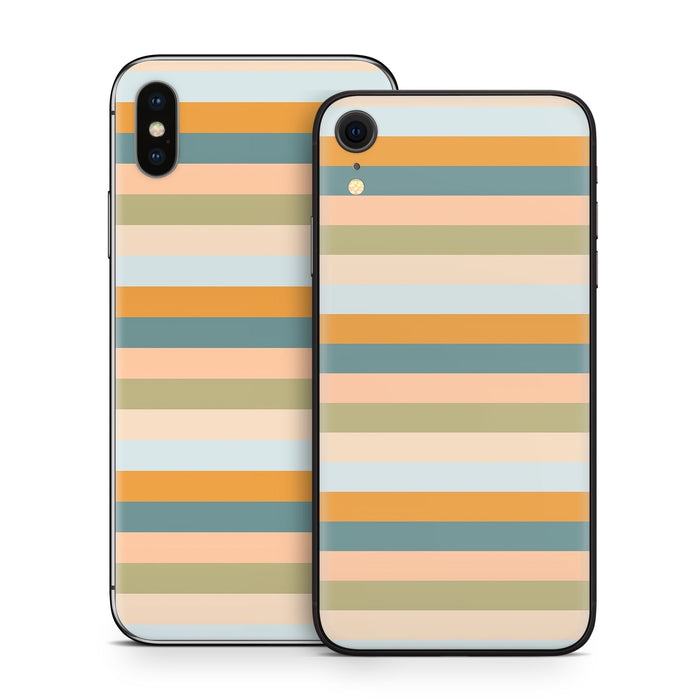 Earth Stripes - Apple iPhone X Skin