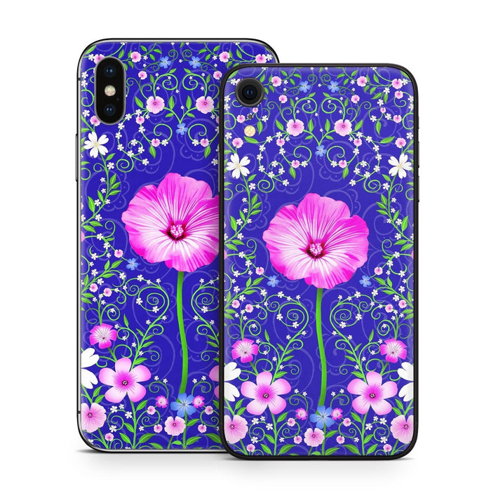 Floral Harmony - Apple iPhone X Skin - eZthings USA WE SORT ALL THE CRAZIEST GADGETS, GIZMOS, TOYS & TECHNOLOGY, SO YOU DON'T HAVE TO.