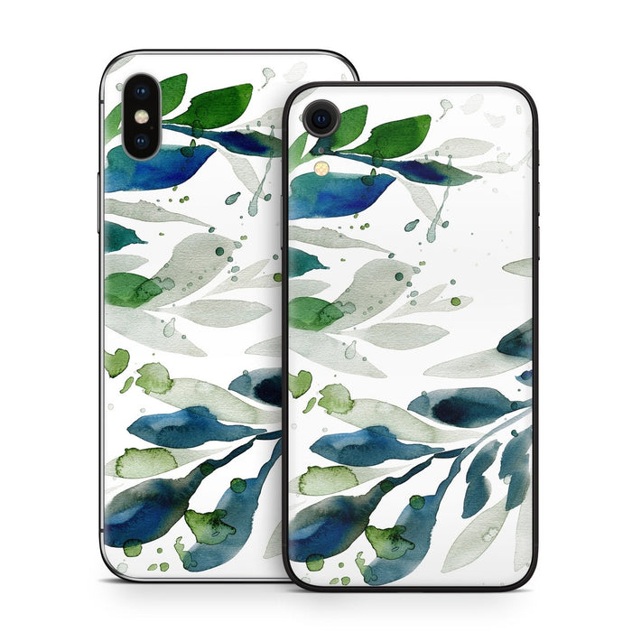Floating Leaves - Apple iPhone X Skin - eZthings USA WE SORT ALL THE CRAZIEST GADGETS, GIZMOS, TOYS & TECHNOLOGY, SO YOU DON'T HAVE TO.