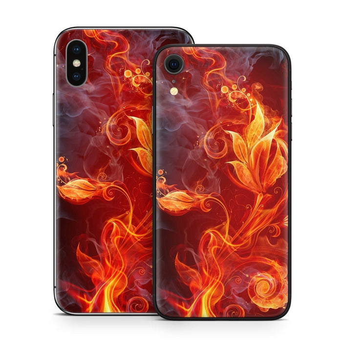 Flower Of Fire - Apple iPhone X Skin