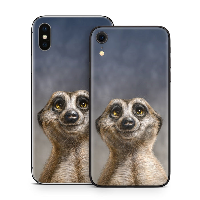 Meerkat - Apple iPhone X Skin - eZthings USA WE SORT ALL THE CRAZIEST GADGETS, GIZMOS, TOYS & TECHNOLOGY, SO YOU DON'T HAVE TO.