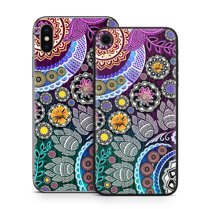 Mehndi Garden - Apple iPhone X Skin