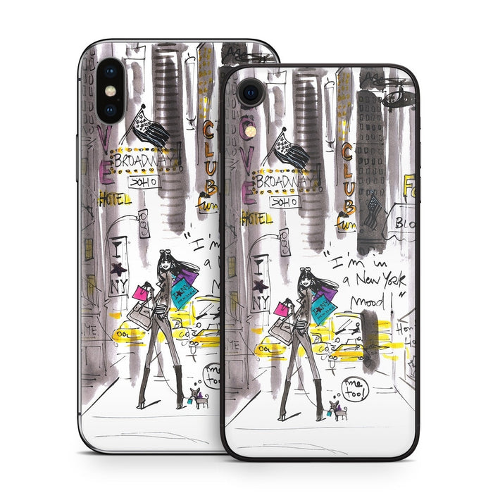 My New York Mood - Apple iPhone X Skin