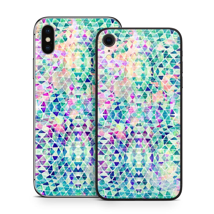 Pastel Triangle - Apple iPhone X Skin