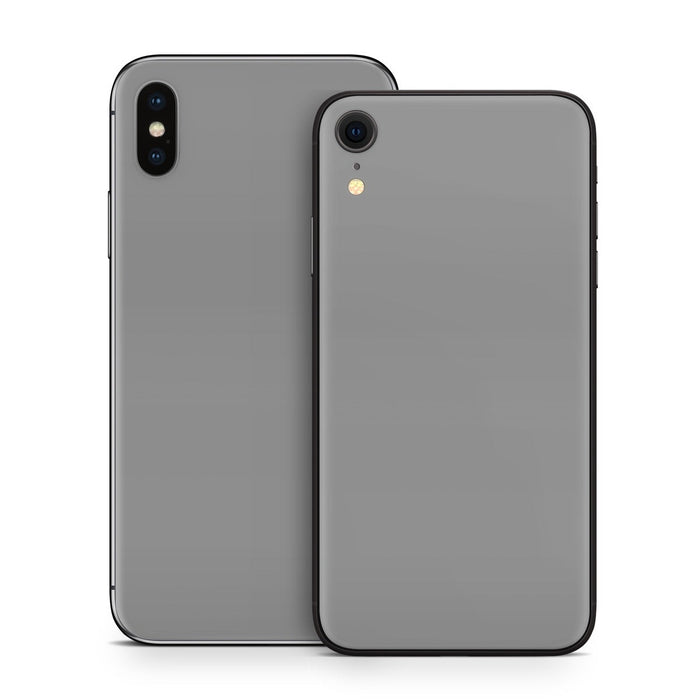 Solid State Grey - Apple iPhone X Skin