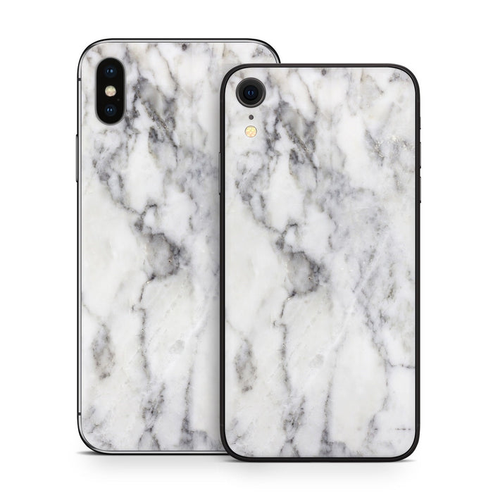 White Marble - Apple iPhone X Skin