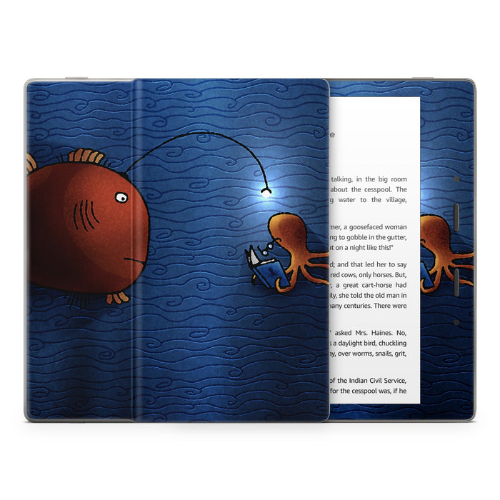 Angler Fish - Amazon Kindle Skin - eZthings USA WE SORT ALL THE CRAZIEST GADGETS, GIZMOS, TOYS & TECHNOLOGY, SO YOU DON'T HAVE TO.