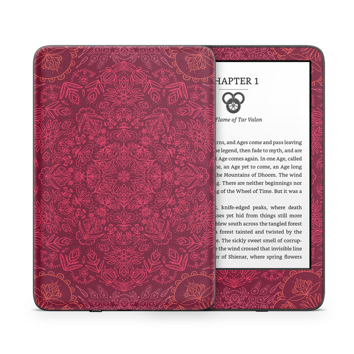Floral Vortex - Amazon Kindle Skin - eZthings USA WE SORT ALL THE CRAZIEST GADGETS, GIZMOS, TOYS & TECHNOLOGY, SO YOU DON'T HAVE TO.