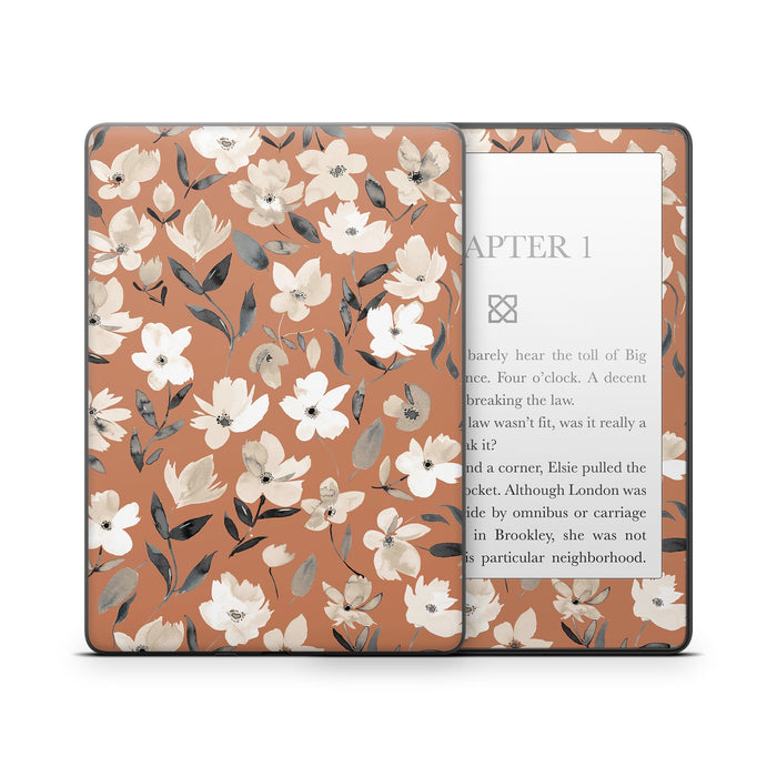 Fresh Flowers Copper - Amazon Kindle Skin