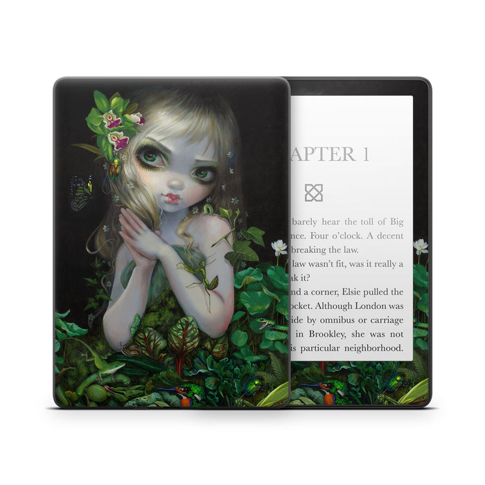 Green Goddess - Amazon Kindle Skin
