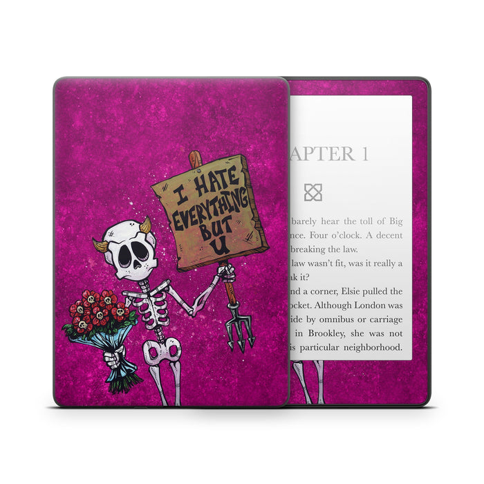 I Hate Everything But U - Amazon Kindle Skin