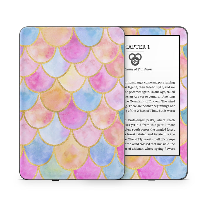 Mermaid Scales - Amazon Kindle Skin - eZthings USA WE SORT ALL THE CRAZIEST GADGETS, GIZMOS, TOYS & TECHNOLOGY, SO YOU DON'T HAVE TO.