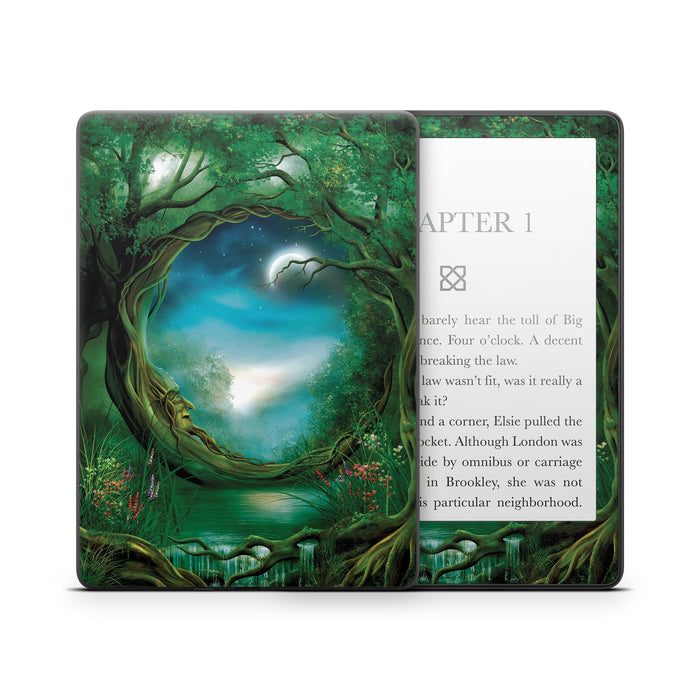 Moon Tree - Amazon Kindle Skin - eZthings USA WE SORT ALL THE CRAZIEST GADGETS, GIZMOS, TOYS & TECHNOLOGY, SO YOU DON'T HAVE TO.