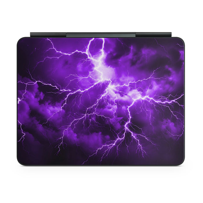 Apocalypse Purple - Apple Magic Keyboard for iPad Skin - eZthings USA WE SORT ALL THE CRAZIEST GADGETS, GIZMOS, TOYS & TECHNOLOGY, SO YOU DON'T HAVE TO.