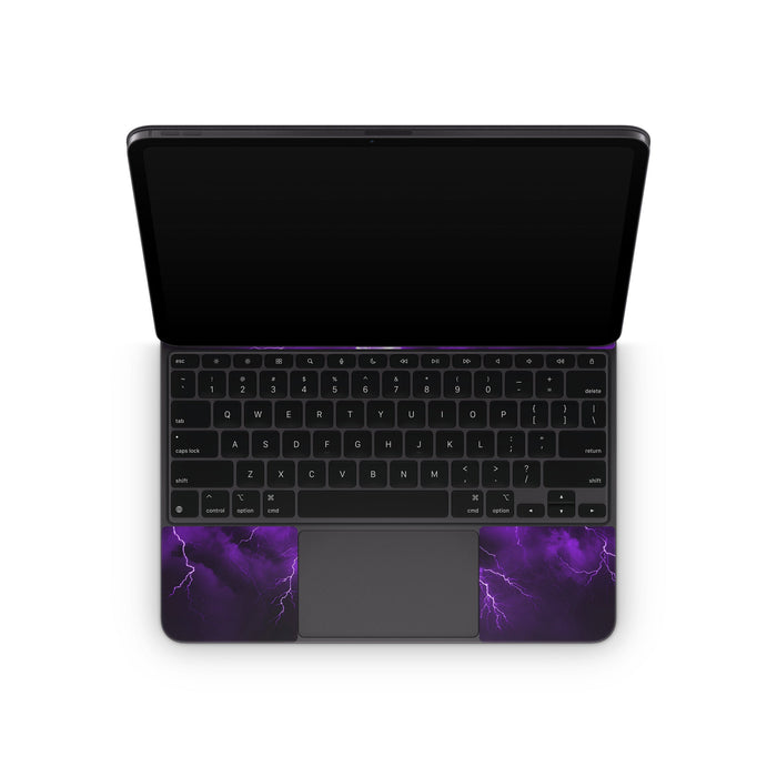 Apocalypse Purple - Apple Magic Keyboard for iPad Skin - eZthings USA WE SORT ALL THE CRAZIEST GADGETS, GIZMOS, TOYS & TECHNOLOGY, SO YOU DON'T HAVE TO.