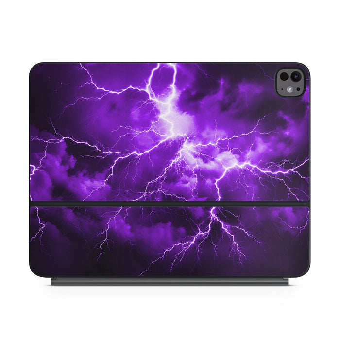 Apocalypse Purple - Apple Magic Keyboard for iPad Skin - eZthings USA WE SORT ALL THE CRAZIEST GADGETS, GIZMOS, TOYS & TECHNOLOGY, SO YOU DON'T HAVE TO.
