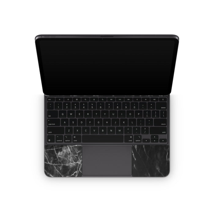 Black Marble - Apple Magic Keyboard for iPad Skin