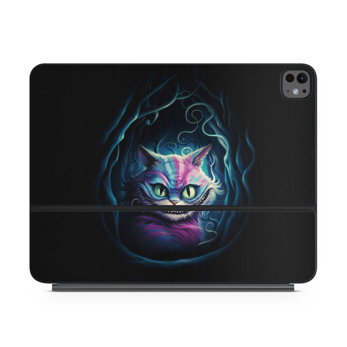 Blue Cheshire Cat - Apple Magic Keyboard for iPad Skin