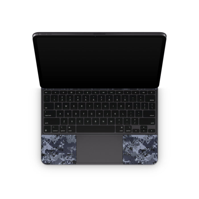 Digital Navy Camo - Apple Magic Keyboard for iPad Skin
