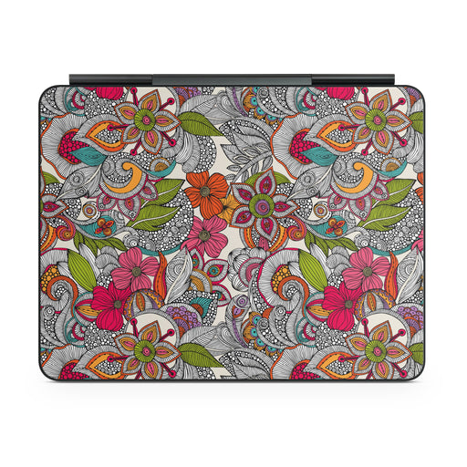 Doodles Color - Apple Magic Keyboard for iPad Skin - eZthings USA WE SORT ALL THE CRAZIEST GADGETS, GIZMOS, TOYS & TECHNOLOGY, SO YOU DON'T HAVE TO.
