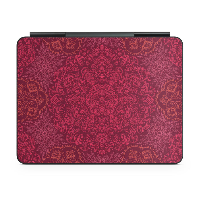 Floral Vortex - Apple Magic Keyboard for iPad Skin - eZthings USA WE SORT ALL THE CRAZIEST GADGETS, GIZMOS, TOYS & TECHNOLOGY, SO YOU DON'T HAVE TO.